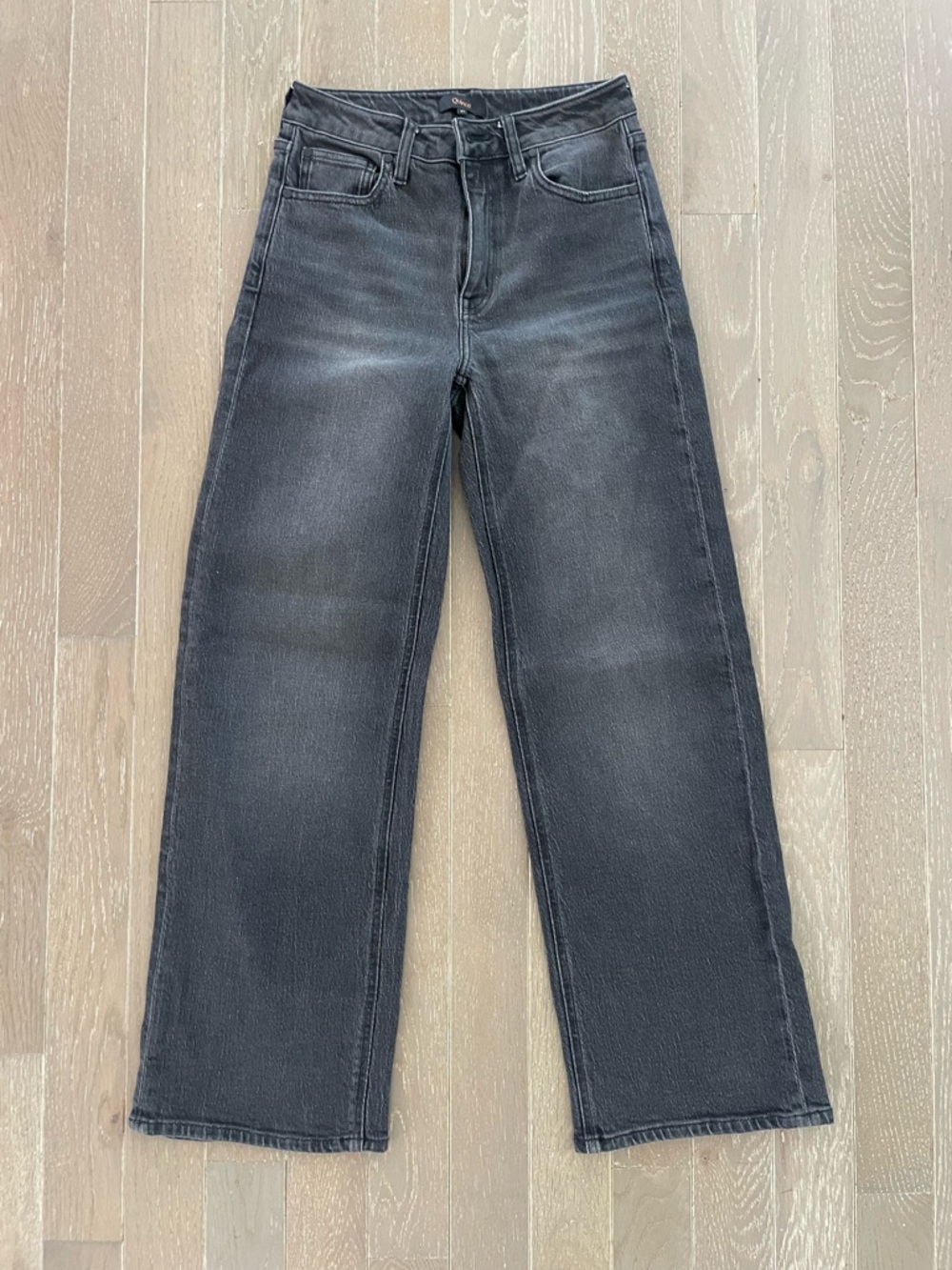 Quince Wide Leg Jeans | Size 27 | Black Wash | EUC